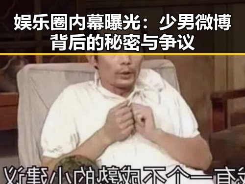 娱乐圈内幕曝光:少男微博背后的秘密与争议